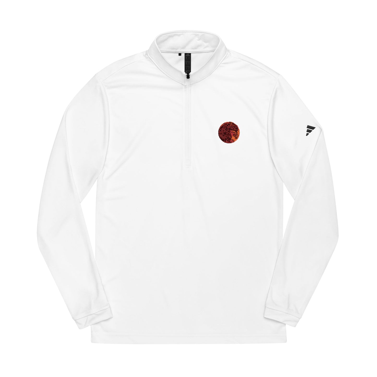 Moon Phase Adidas® Quarter-Zip Pullover with Embroidery
