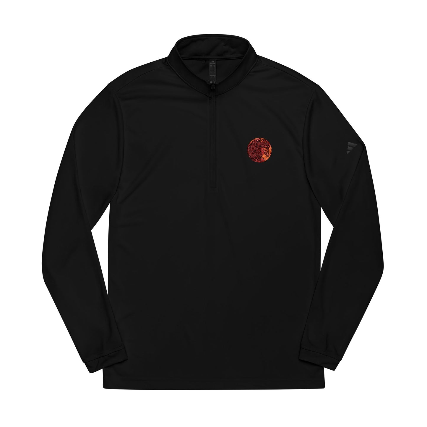 Moon Phase Adidas® Quarter-Zip Pullover with Embroidery