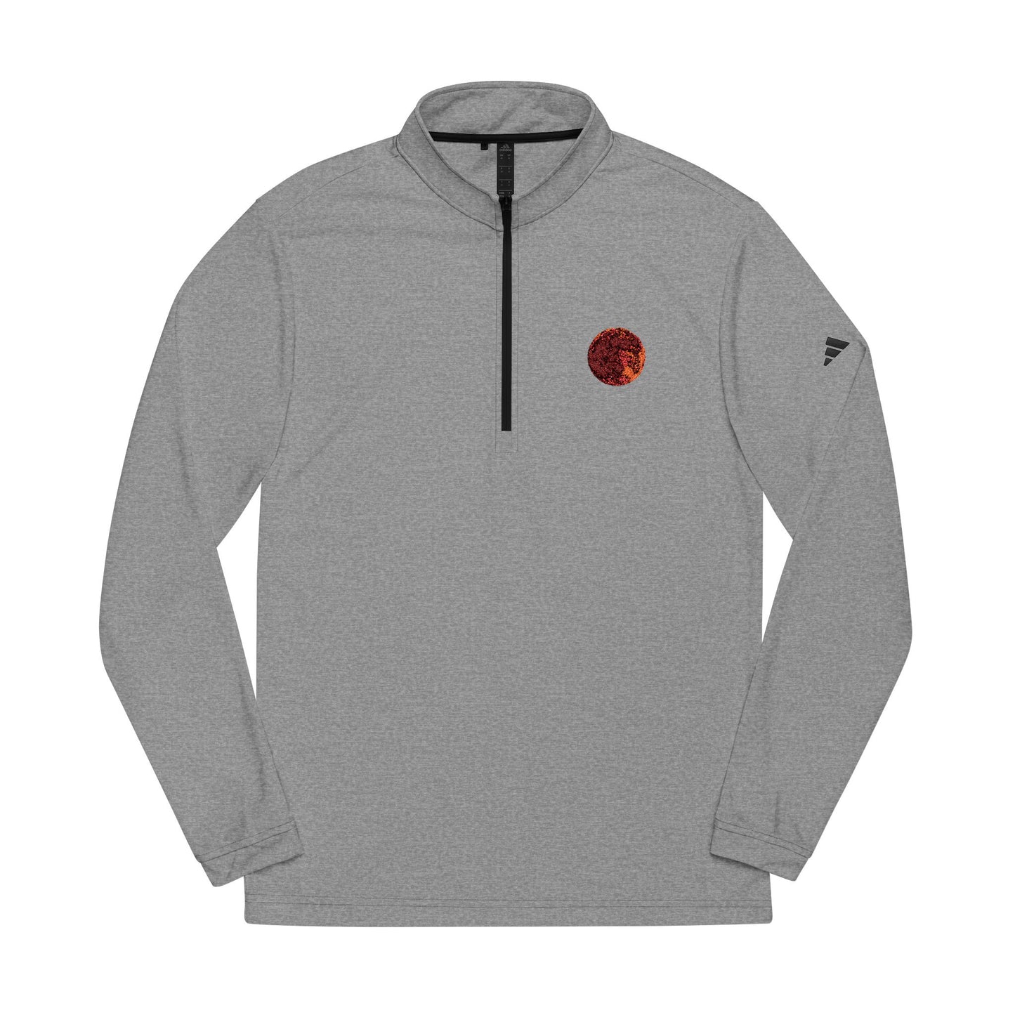 Moon Phase Adidas® Quarter-Zip Pullover with Embroidery