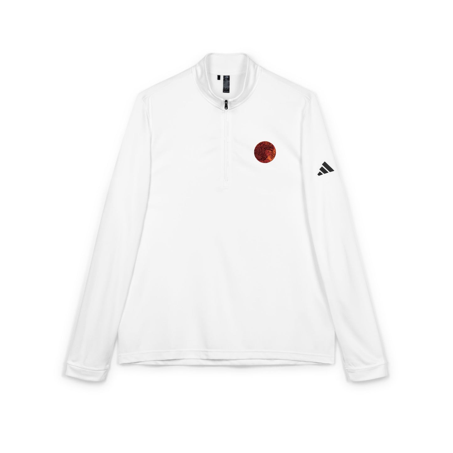 Moon Phase Adidas® Quarter-Zip Pullover with Embroidery