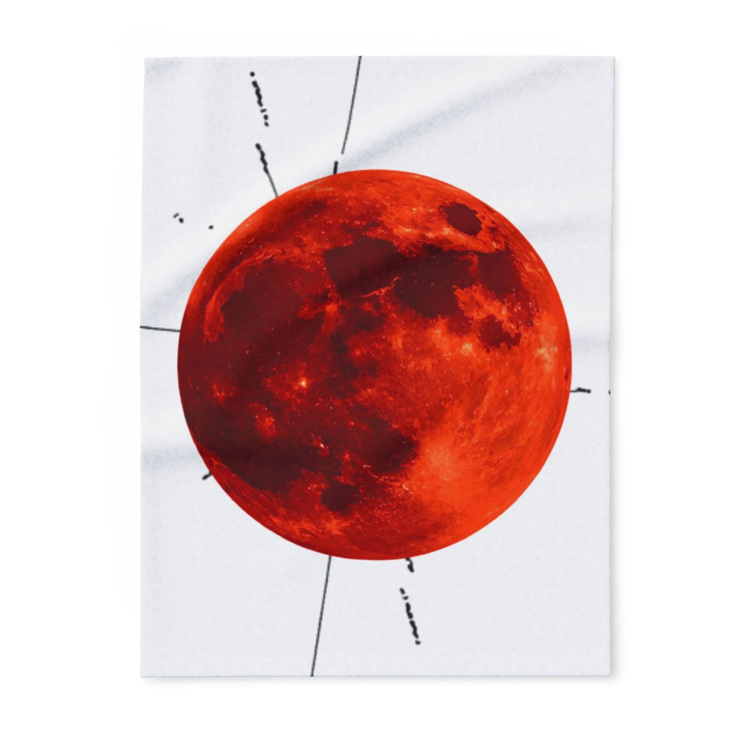 Moon Phase Fleece Blanket