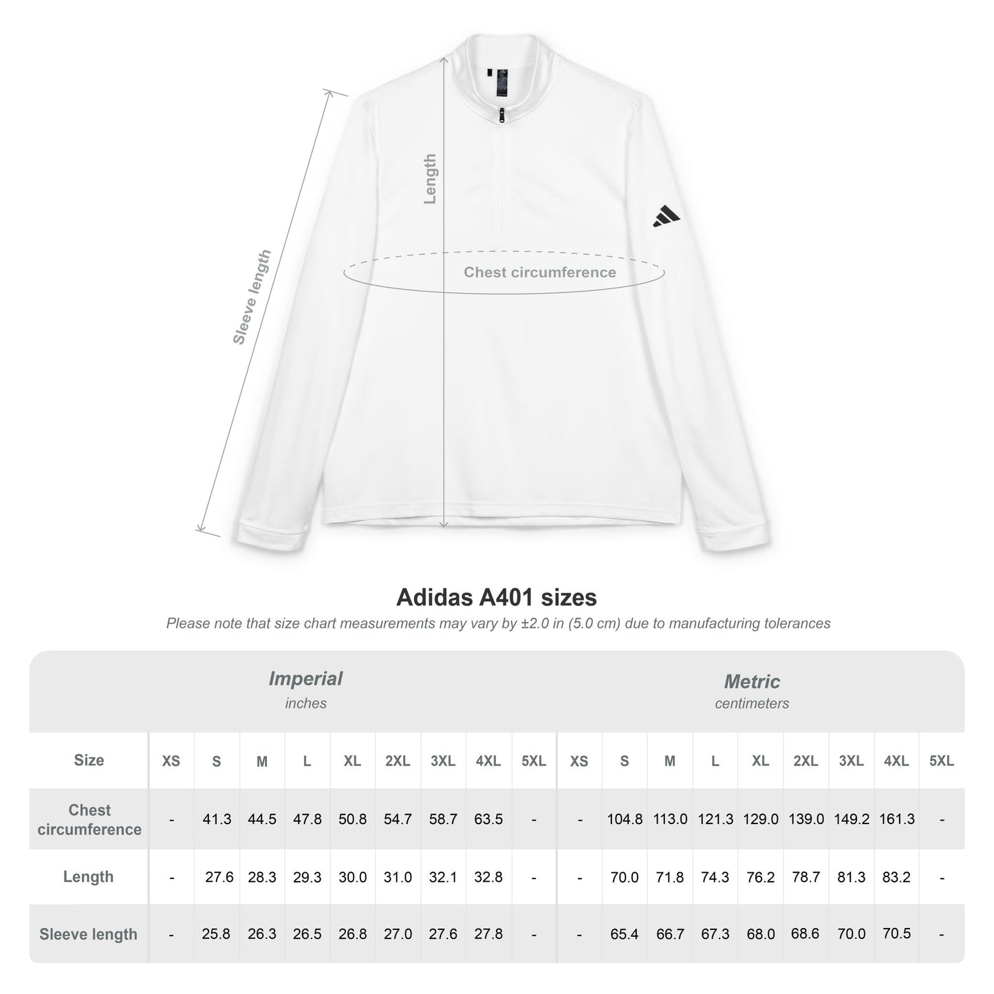 Moon Phase Adidas® Quarter-Zip Pullover with Embroidery