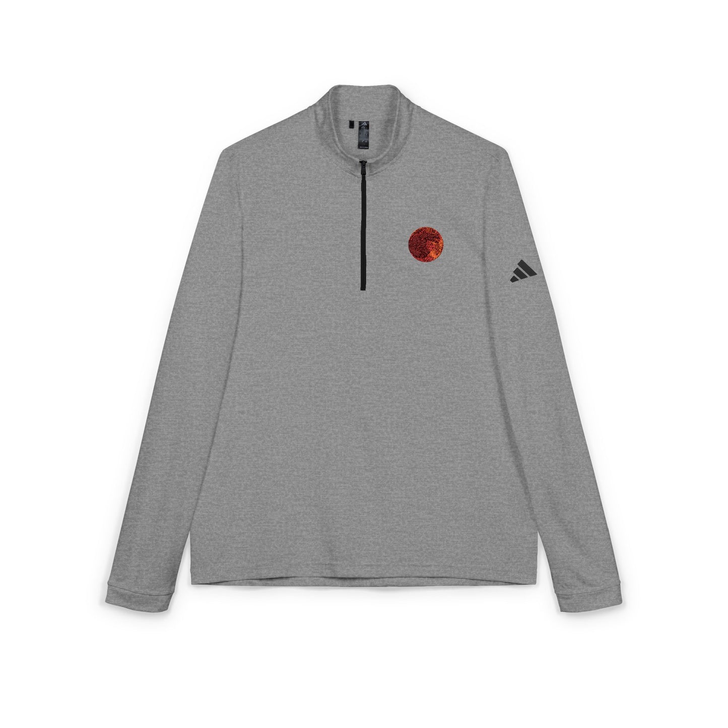 Moon Phase Adidas® Quarter-Zip Pullover with Embroidery